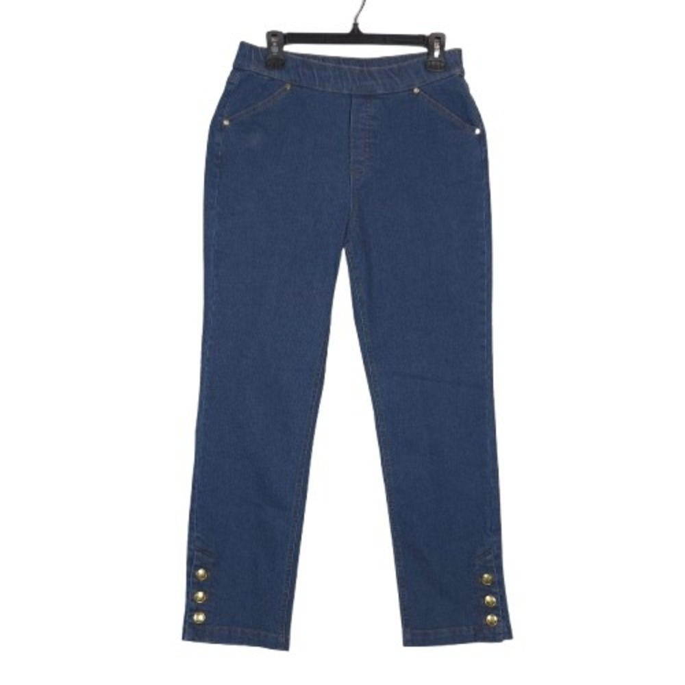 Anthony Original Straight Pull On High Rise Stretch Waist Jeans Womens Medium